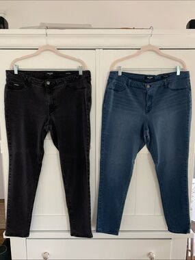2 Pair Nine West Jessica Jegging Jeans in Size 16 XL
